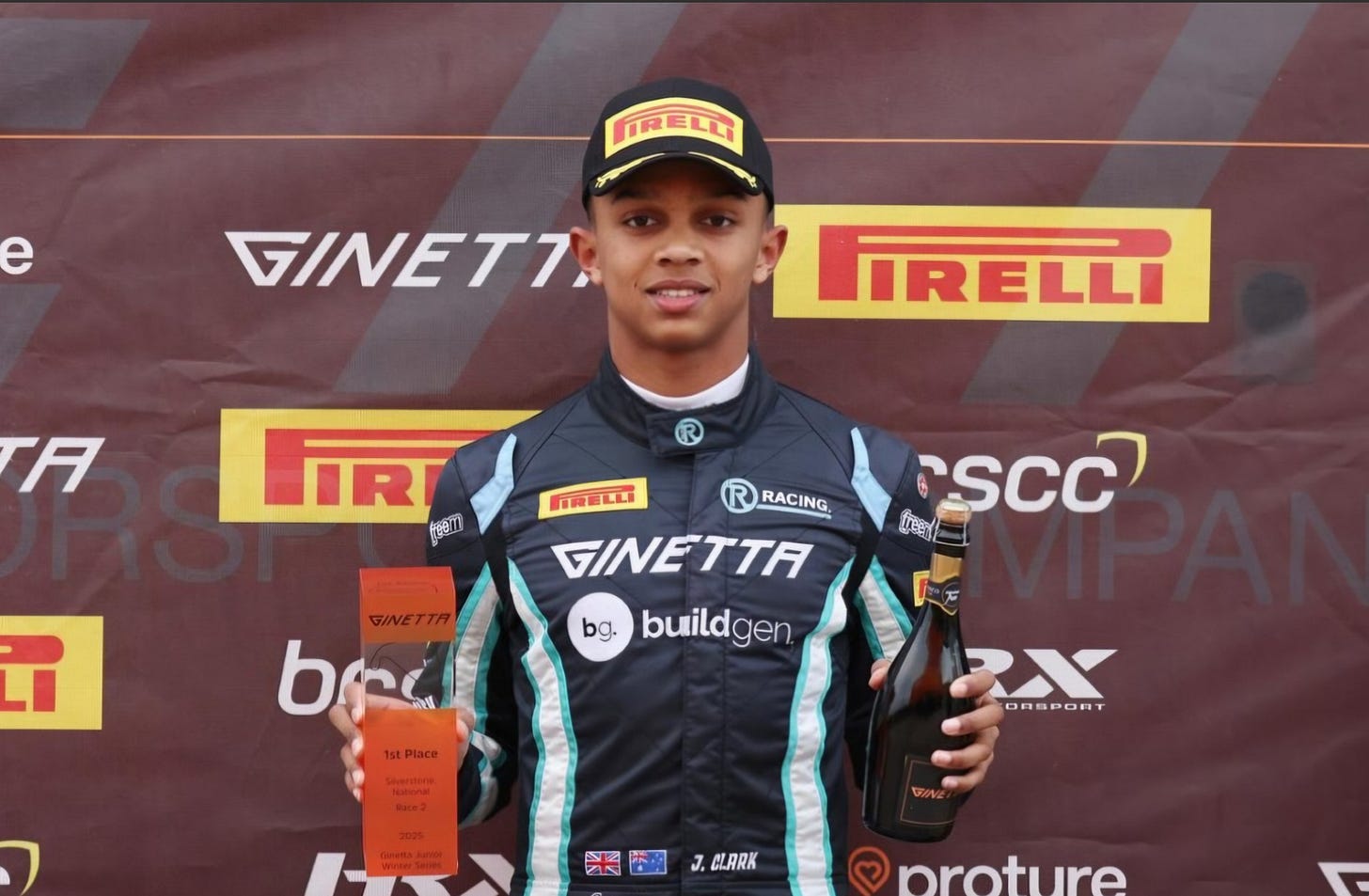 GINETTA JUNIOR WINTER SERIES - DOUBLE POLE AND A RACE WIN