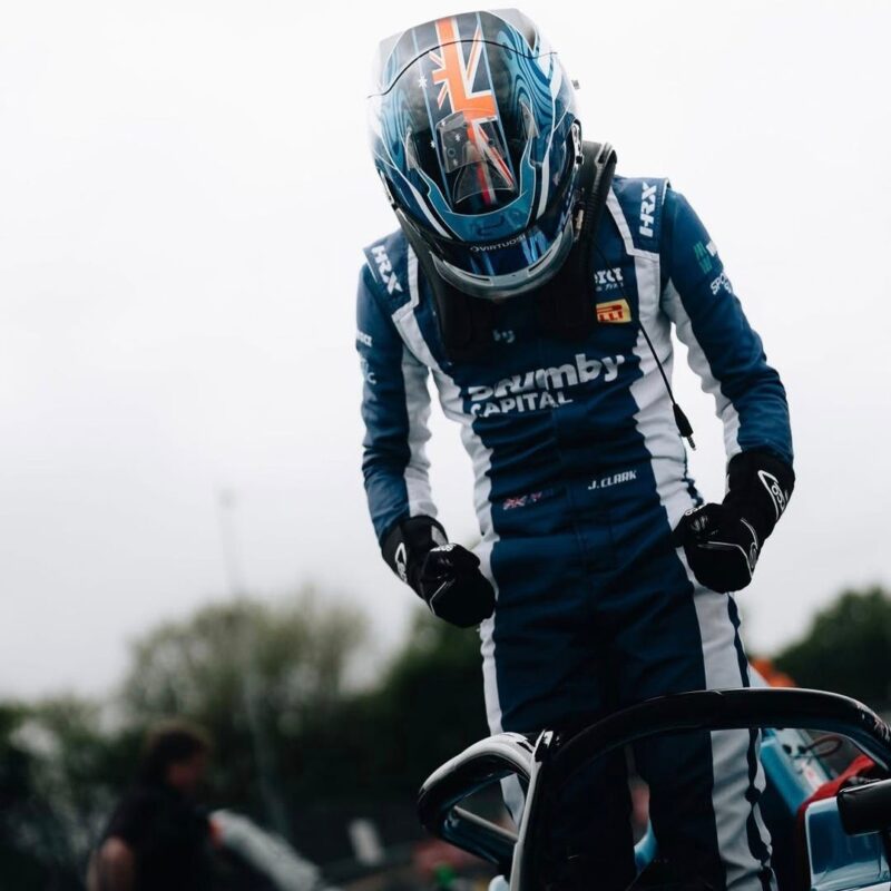 TOP OF THE PODIUM AT BRANDS HATCH