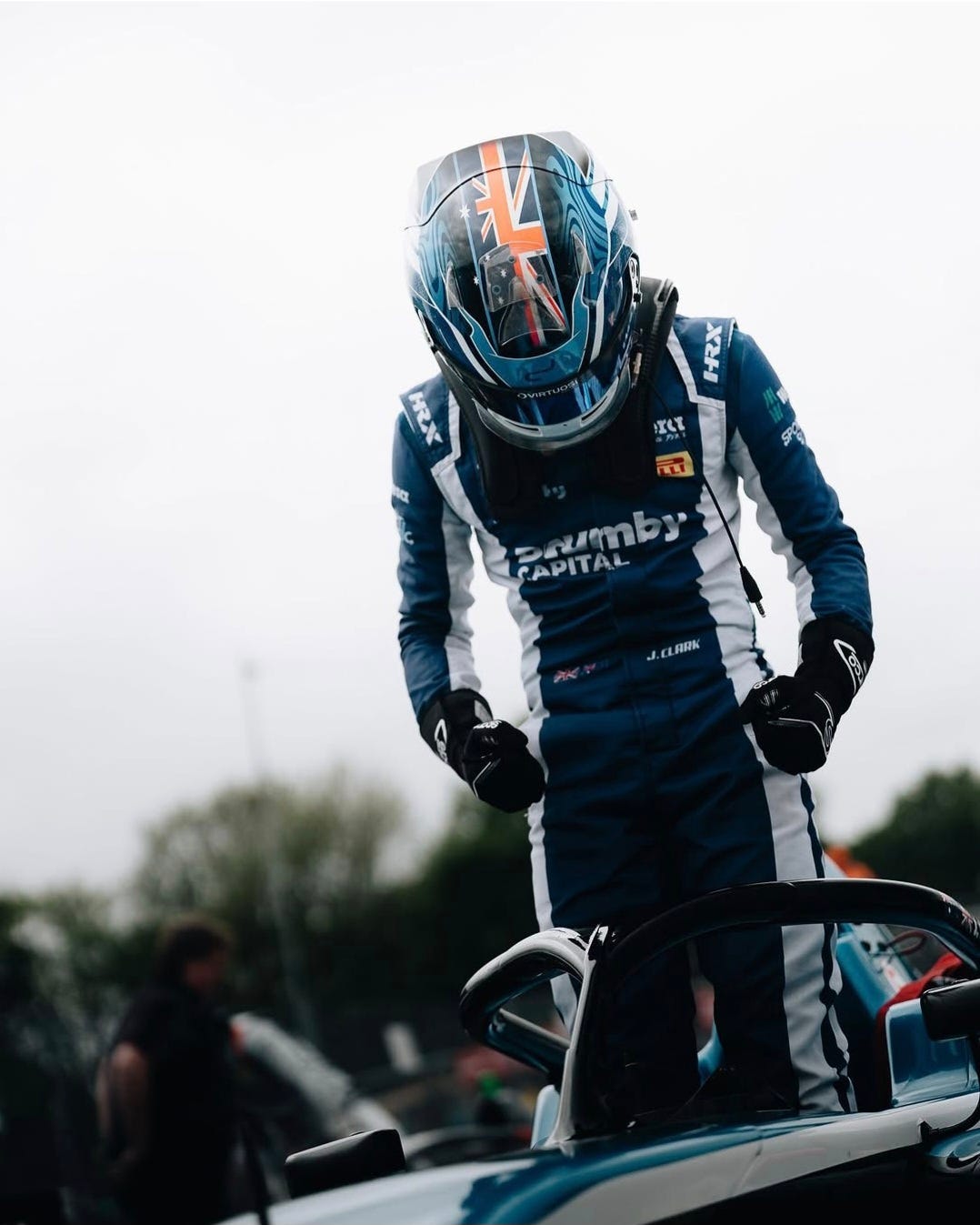 TOP OF THE PODIUM AT BRANDS HATCH